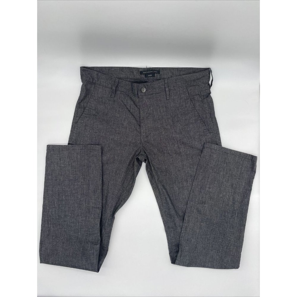 John Varvatos USA Men's LUXE Bowery Slim Straight Fit 32R